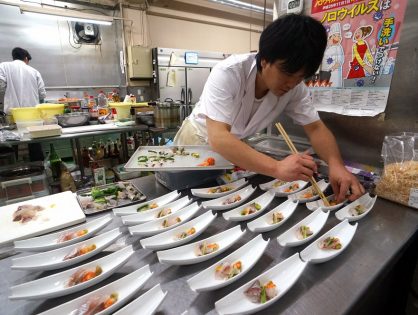 ご提供するお料理の変更状況