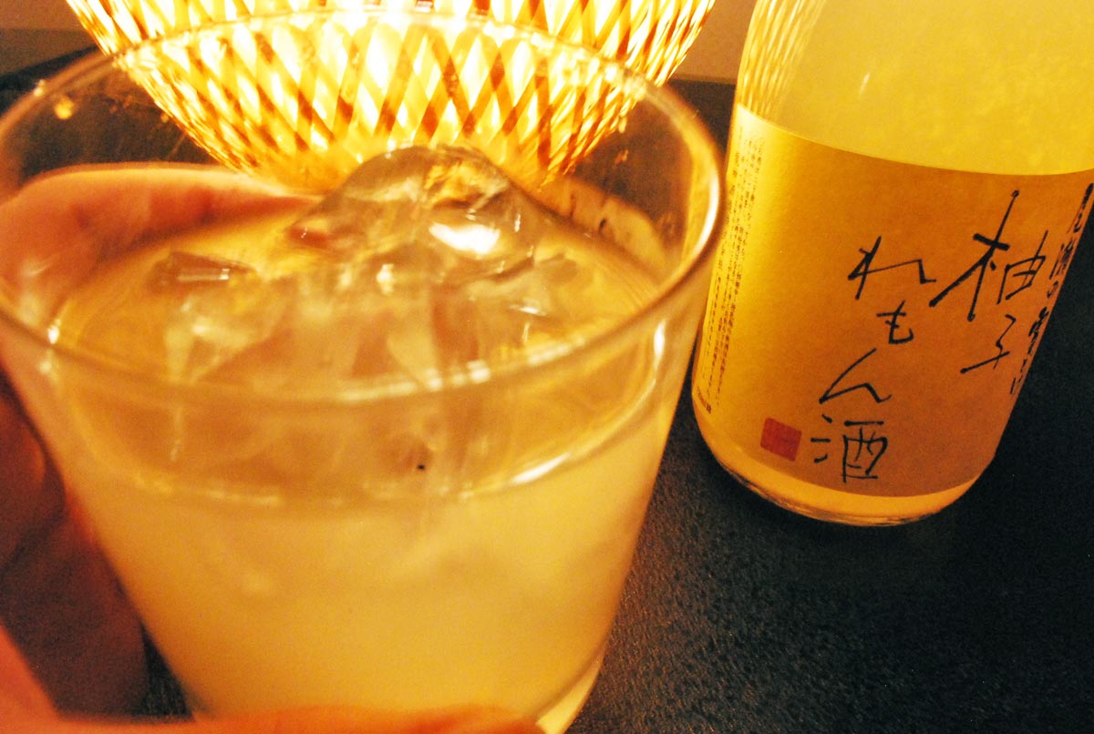 柚子レモン酒　【龍神酒造】
